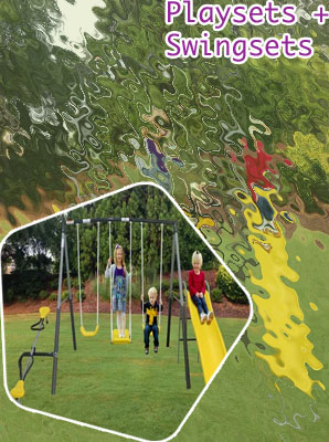 Playground swing sets